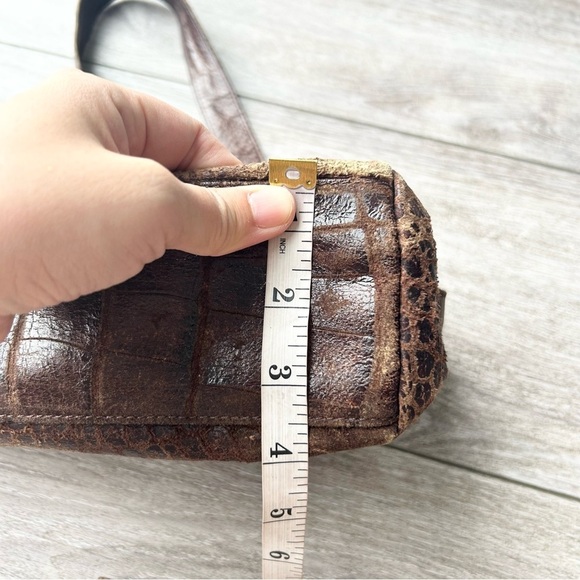 The Trend Italian Leather Animal Skin Mini Duffel Bag - Picture 15 of 16